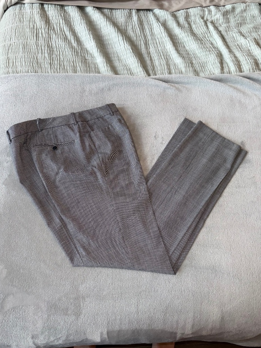 Calvin Klein Trousers - Grey/White (Women's)